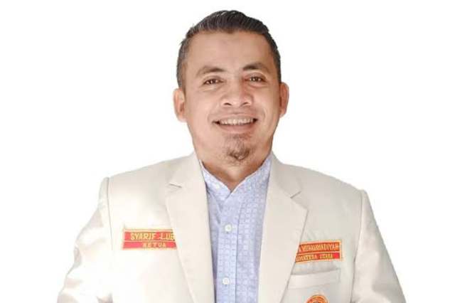 Ketua Pimpinan Wilayah Pemuda Muhammadiyah Sumatera Utara, Syarif Lubis.